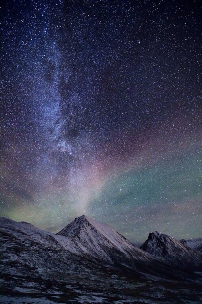 唯美星空 对于如此美丽的自然奇景,我是真的醉了,真的是超赞