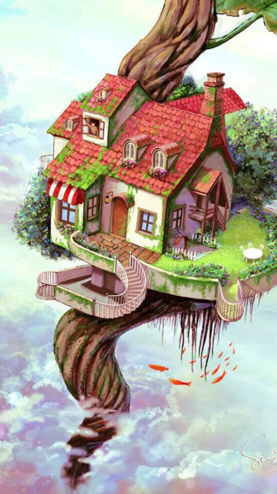 童话世界里的房子,完美自己心中的故事(ω`)
