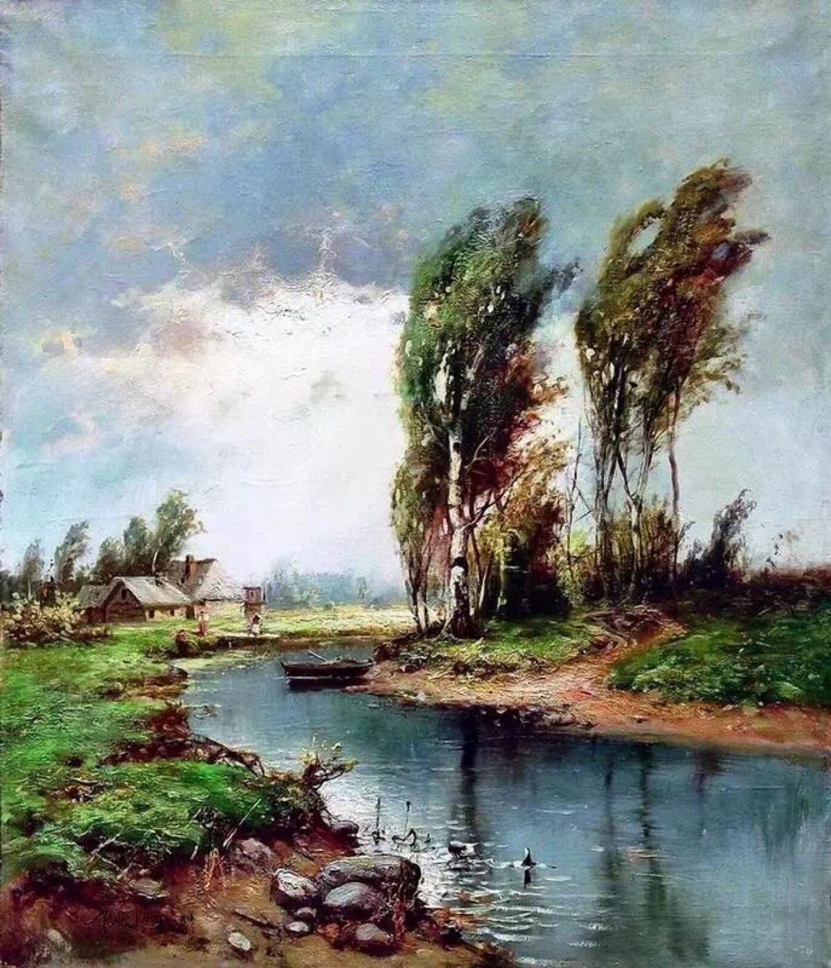 俄罗斯画家-尤利·叶维奇·克勒韦·朱利叶斯油画作品欣赏