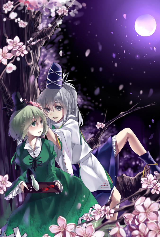 吧友作品,花前月下.【pixiv id: 33242864】