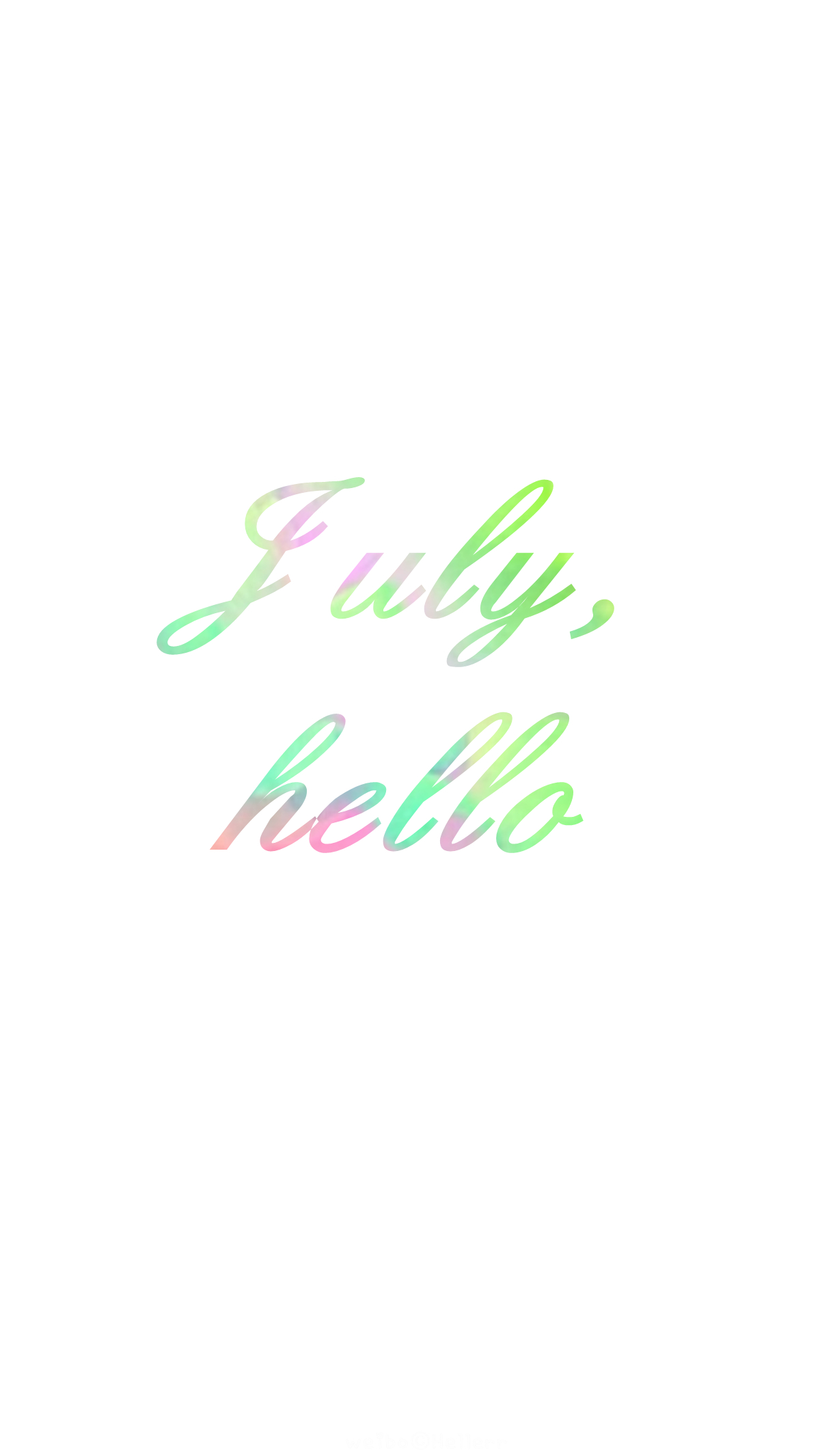 【july, hello】[节日/月份/年份壁纸专属专辑][禁二改禁商用][所以
