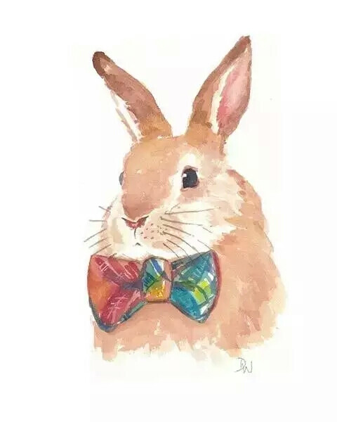 耐看的水彩画风不乏灵动的创意.将小动物拟人的画法,着实趣萌.