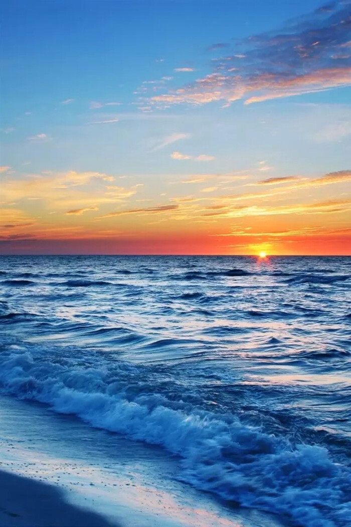 自然风景 沙滩 海洋 蓝天碧水 唯美壁纸 风景