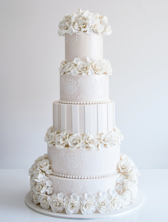 婚礼蛋糕 纯白