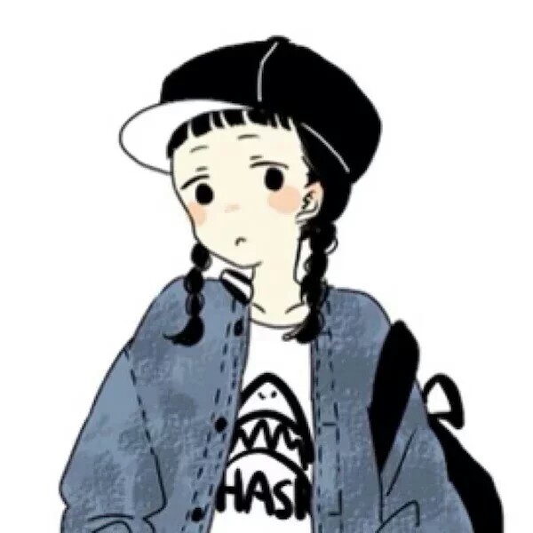 女生头像 欧美阳光活泼可爱日系卡通复古文艺个性 by 津哥哥 文明拿图