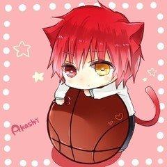 黑子篮球 赤司 q版 插画 二次元 呆萌 动漫男头