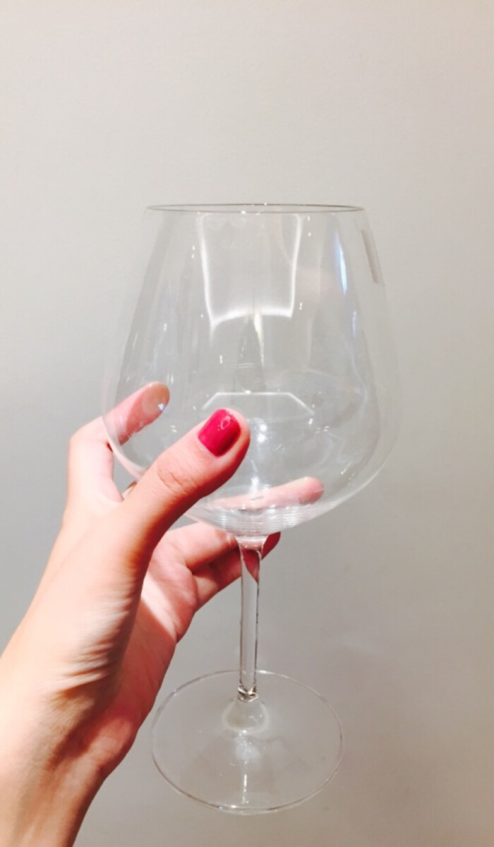 我最大号的红酒杯