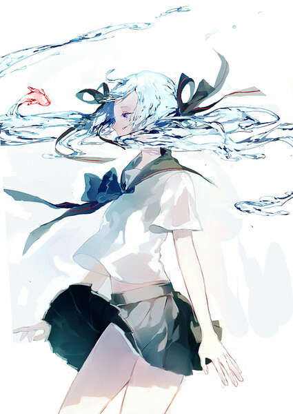 初音未来 动漫美少女 壁纸 插画 封面 美图 p站 板绘 人物 原创 pixiv