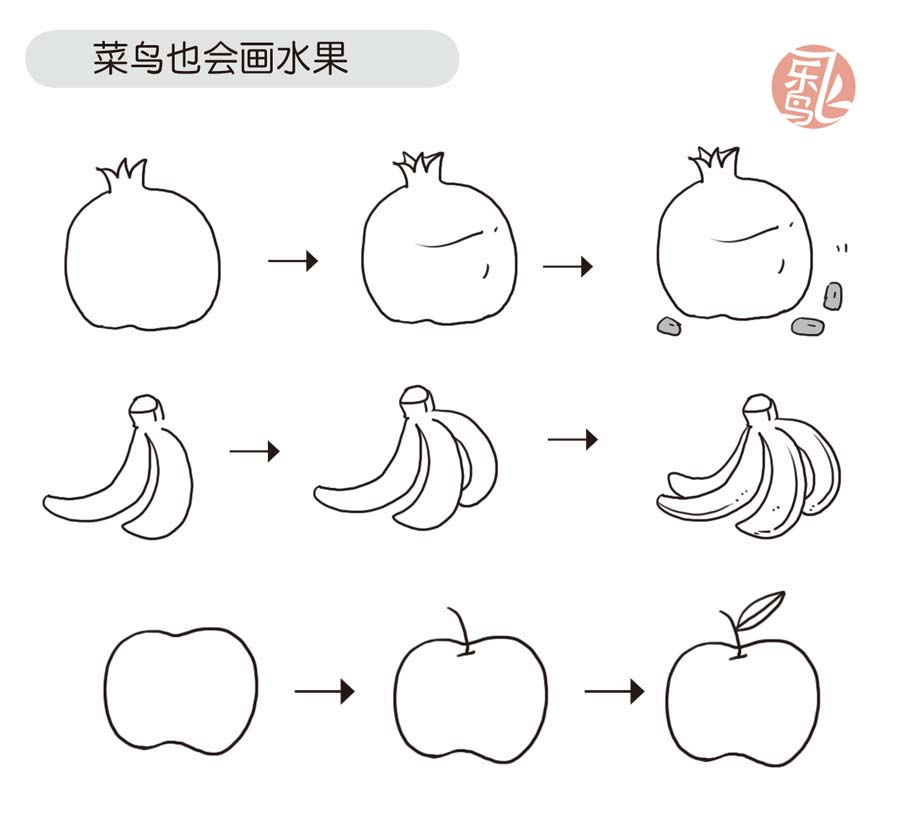 找不到让简笔画变得更萌更可爱的诀窍?