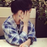 头像 女神 女生 侧影
