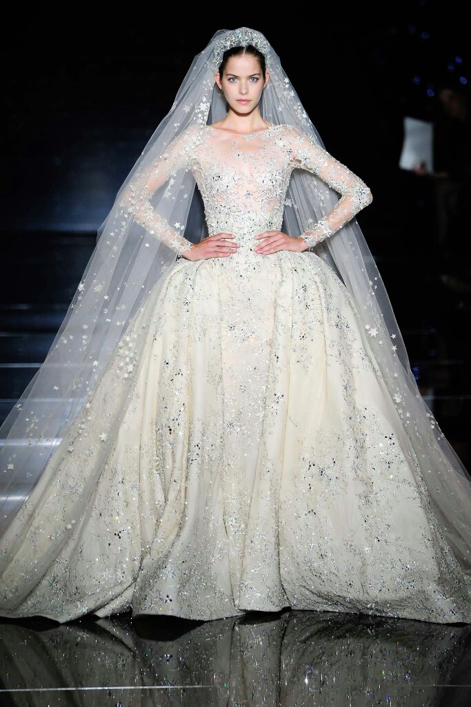 星空#时装周# zuhair murad fall 2015 couture|夜空中的繁星点点