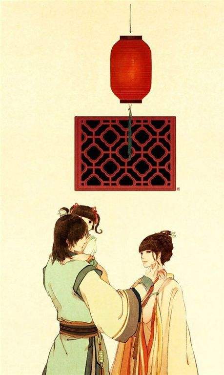 古风 手绘 插画 锁屏 壁纸 江山 美人 九州志 图册 抓图 伊吹五月