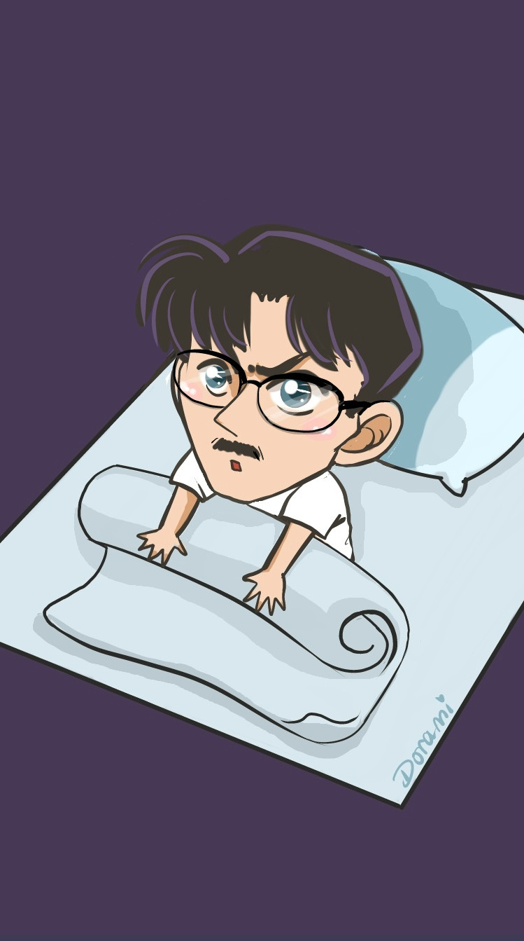 睡nmb起来嗨!名侦探柯南^o^壁纸锁屏dorami