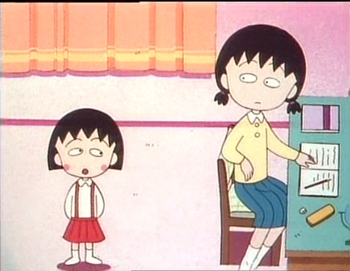 小丸子和姐姐╯ 樱桃小丸子(1990年) (61ω61) 小丸子截图(61