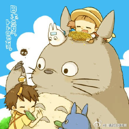 龙猫 宫崎骏 头像 动漫
