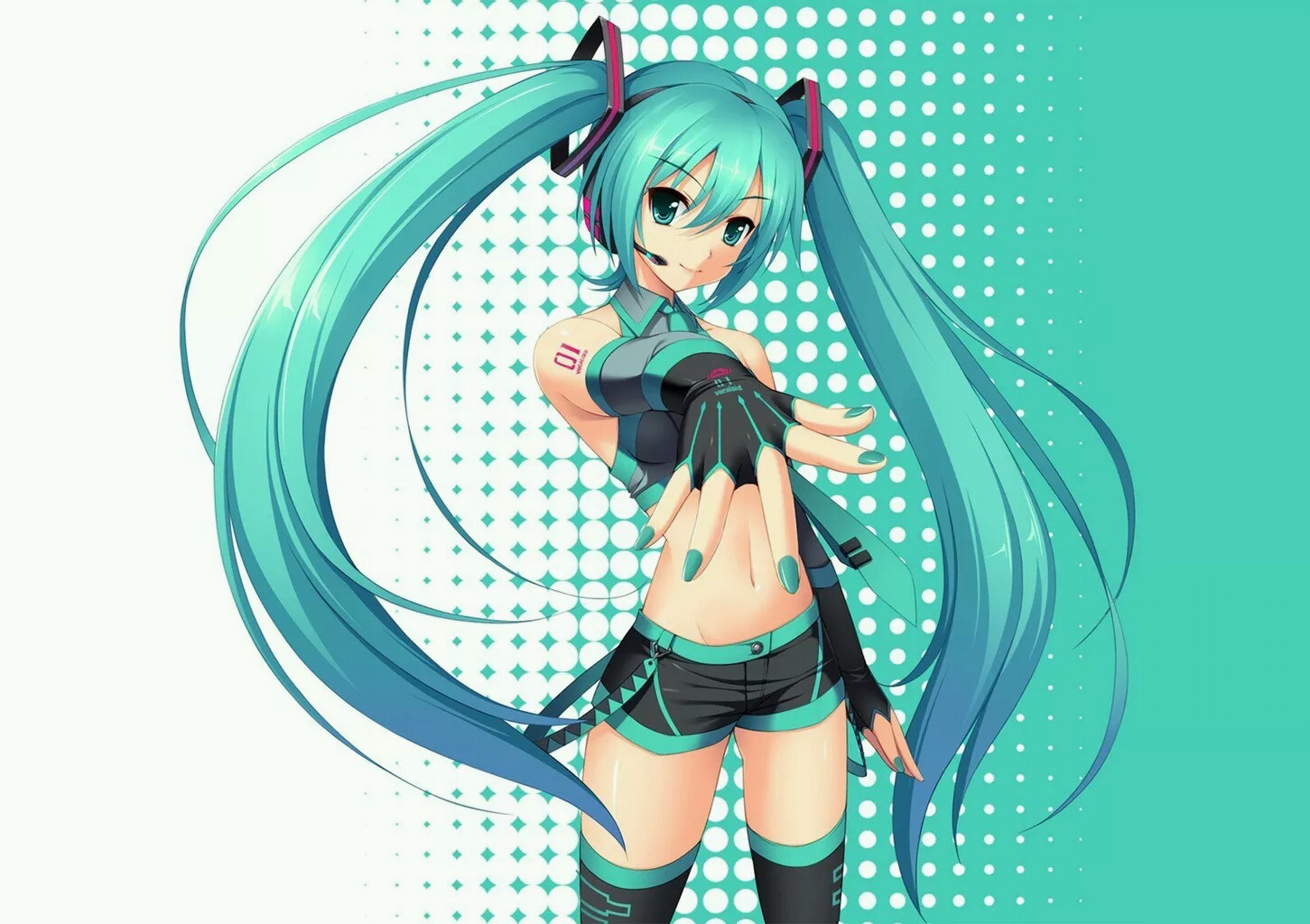 初音未来 二次元美少女 动漫美少女 日漫 歌手 唯美 壁纸