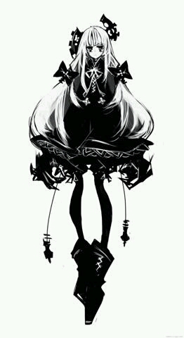 黑白动漫壁纸 二次元 插画 pixiv
