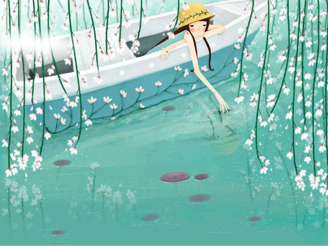 韩风插画:)