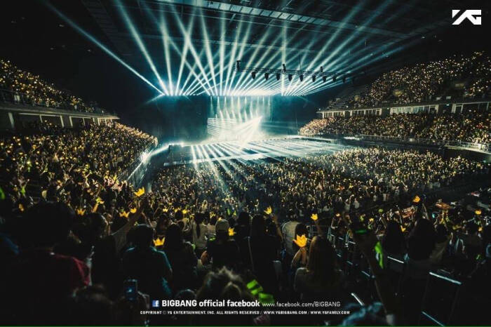 满场的皇冠灯,bigbang