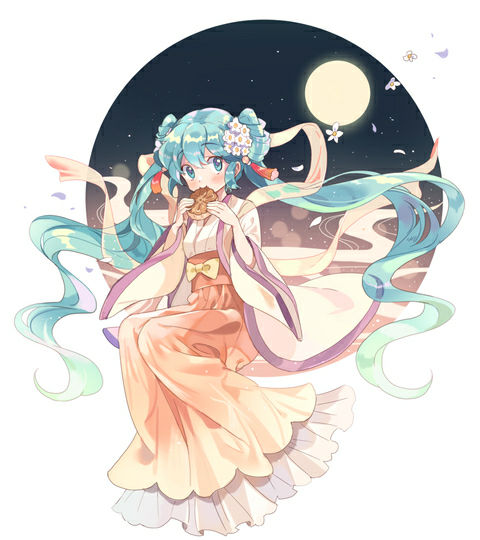 vocaloid 初音未来 歌姬 动漫 二次元 美少女 女生 萌 可爱 梦幻 唯美