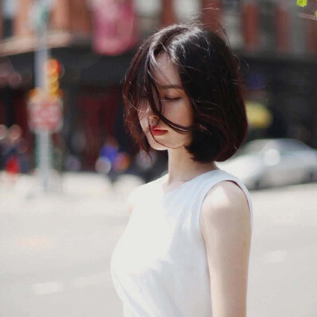 女头 短发 个性 小清新