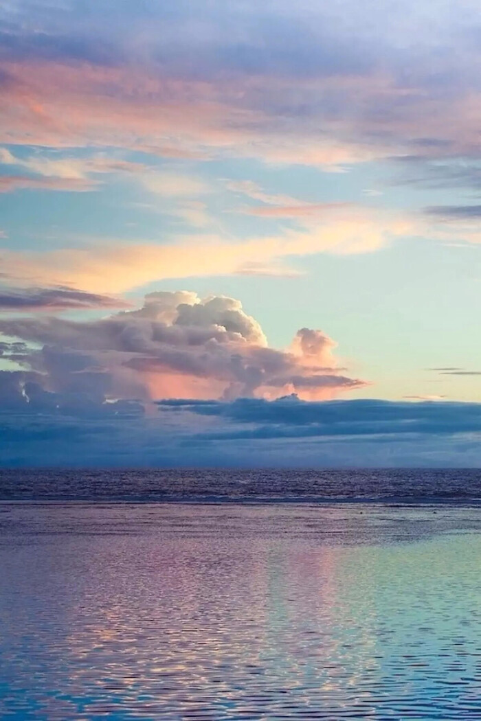 唯美自然风景 大海 蓝天白云 自然 唯美手机壁纸 锁屏
