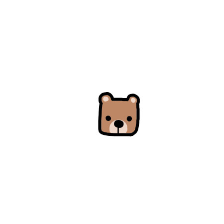 【方形动物小头像】小熊
