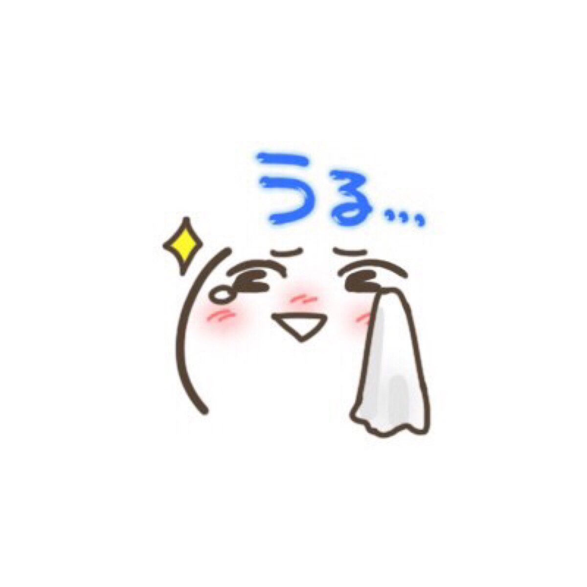 萌萌的颜文字头像 哭哭