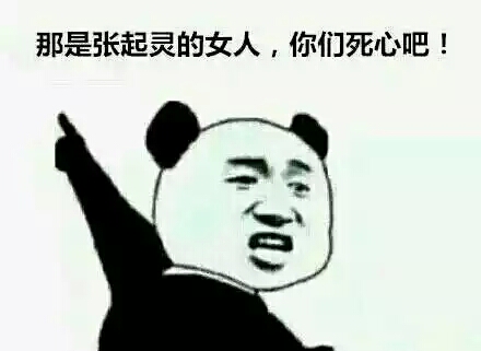 表情包#那是张起灵的女人,你们死心吧!