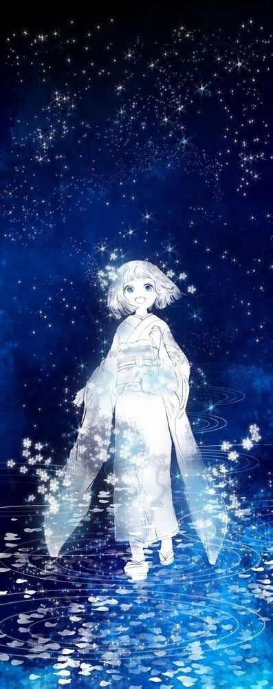 p站 二次元 动漫 人物 唯美 头像 壁纸 星空 少女 插画