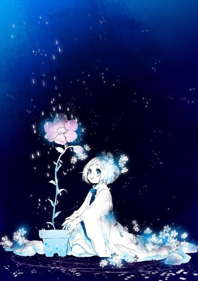 p站 二次元 动漫 人物 唯美 头像 壁纸 星空 少女 插画