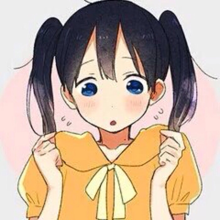 动漫二次元头像love live!矢泽日香/妮可双马尾呆萌