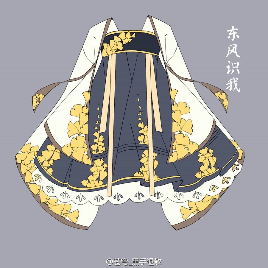 绘画 中国风 古风 服饰 设计 唯美