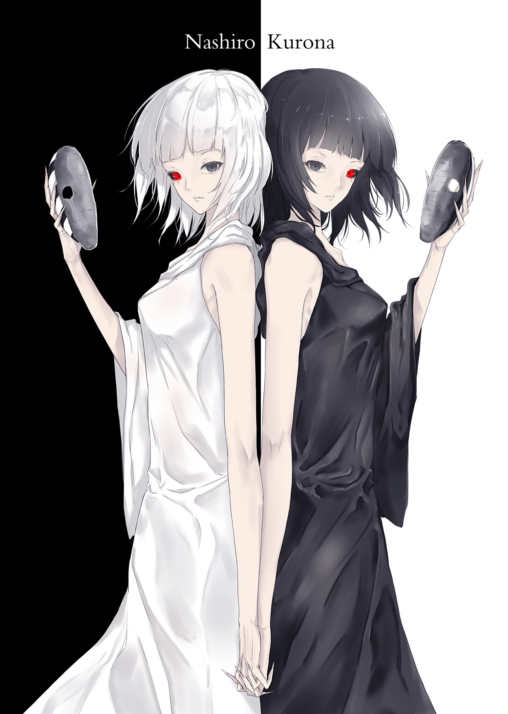 《东京喰种》安久黑奈,安久奈白,来自画师:のあ