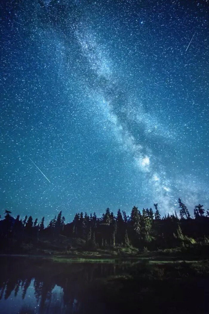 唯美星空 夜景 夜空 星光 自然风景 iphone手机壁纸 唯美壁纸 锁屏