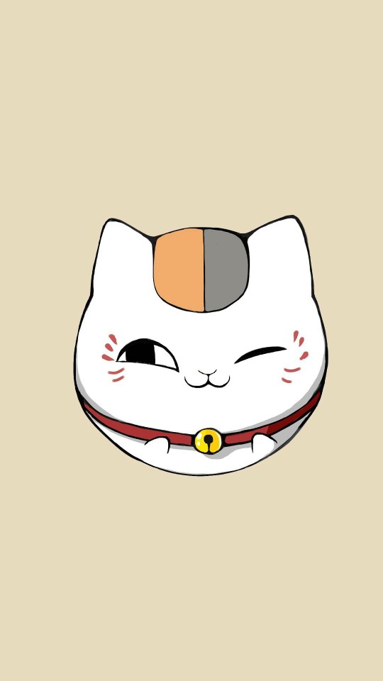 夏目友人帐##猫咪老师#高清锁屏壁 