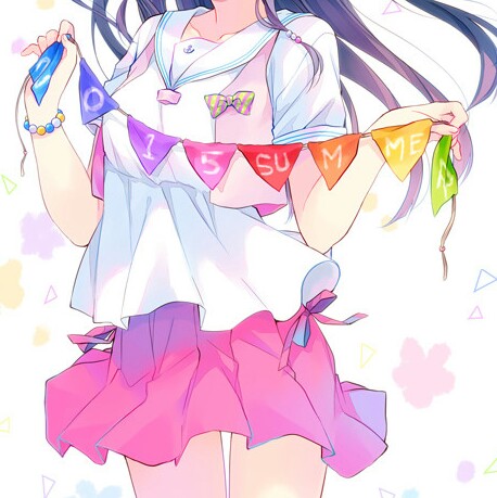 小p动漫女头-半身头像-二次元【ps原创图转图吱声水印不影响图片效果