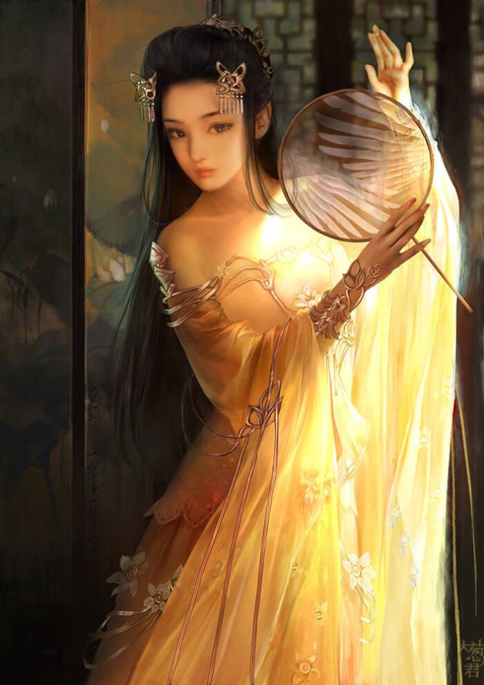 大葱君 剑三 七秀 古风美图 手绘 古风美人 壁纸 意境 -吾非你良人