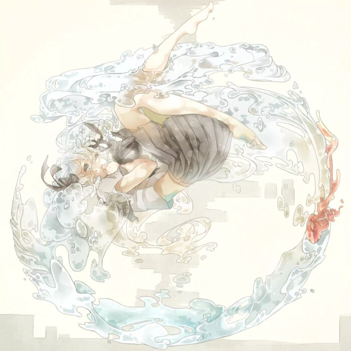 坠 二次元 美美的 卡通 插画 动漫 场景 手…-堆糖