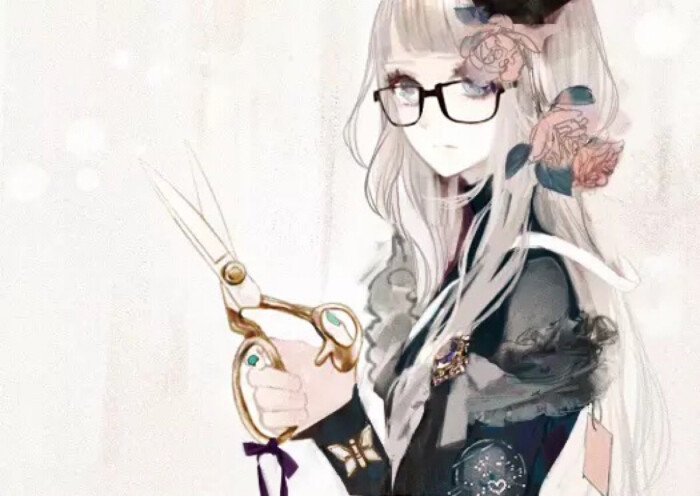 眼镜妹 二次元 眼镜娘 卡通 戴眼镜的妹纸 动漫 戴眼镜的好生 戴眼镜