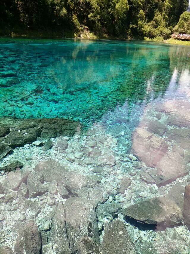 九寨沟的水不错