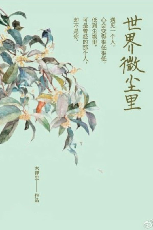 《世界微尘里》木浮生著 日久深情.