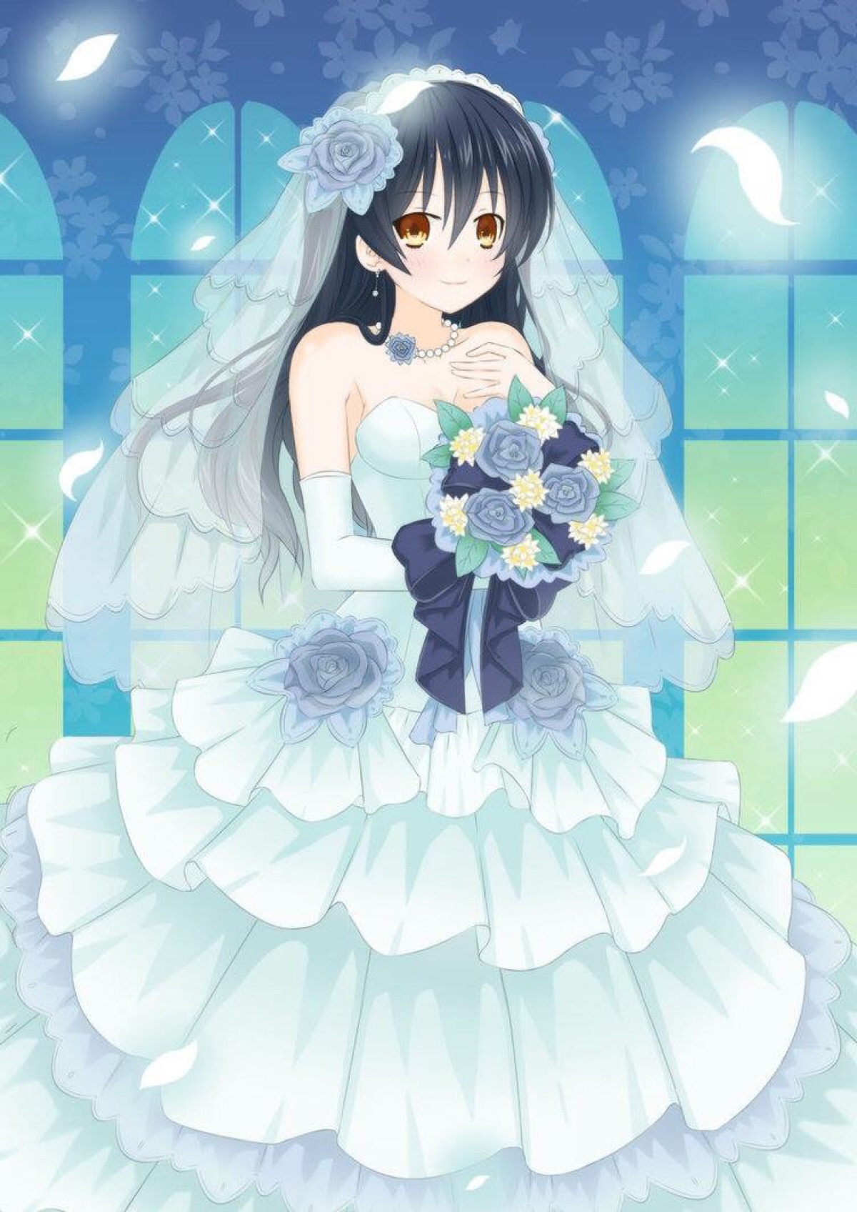 umi 海爷 海未 lovelive 婚纱