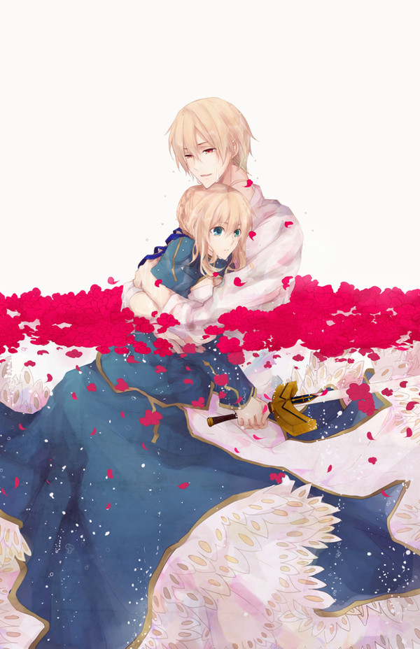 fate#saber和金闪闪哒