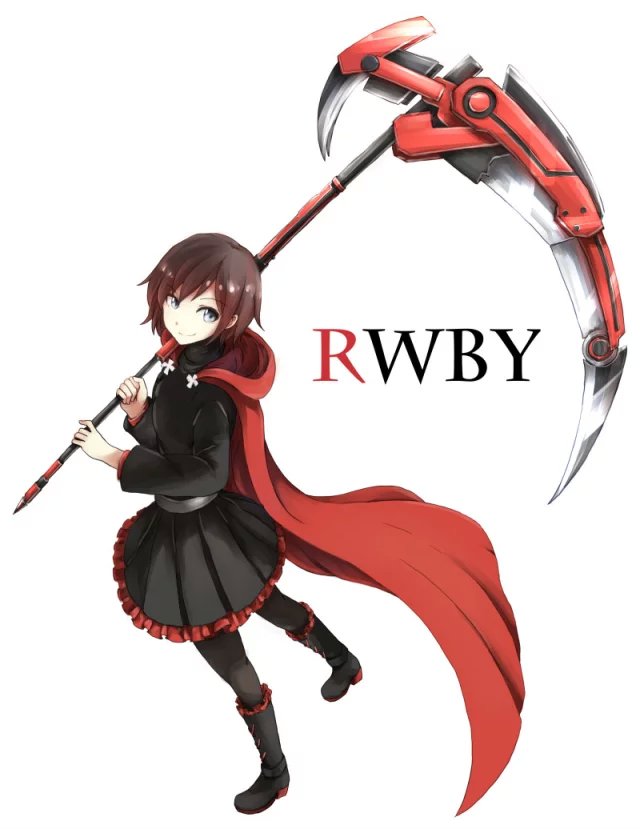 二次元 插画 少女 头像 原创 壁纸 动漫 ruby rose rwby