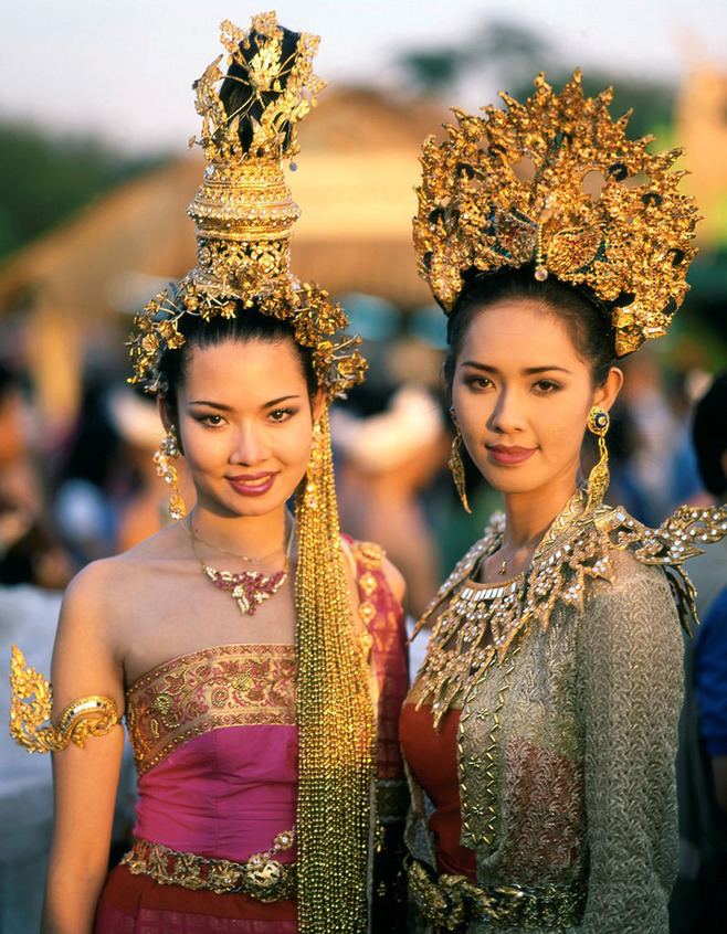 泰国曼谷女人传统服饰