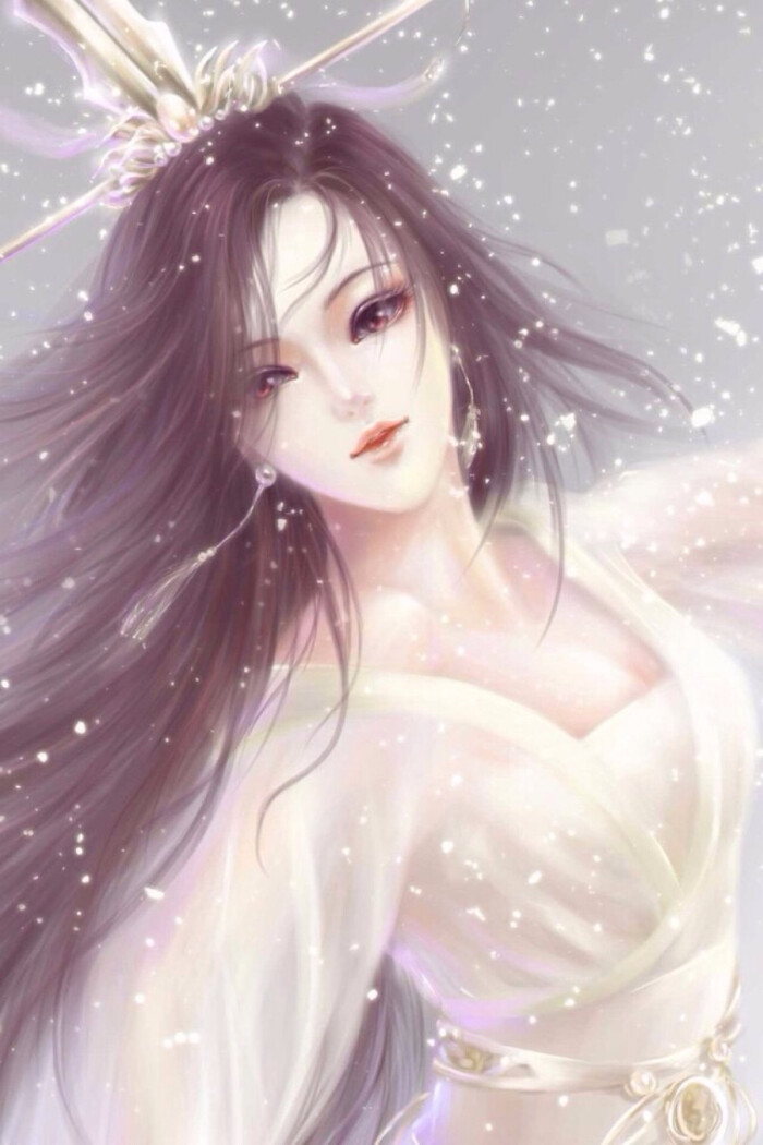 古风 二次元 插图 背景 美女
