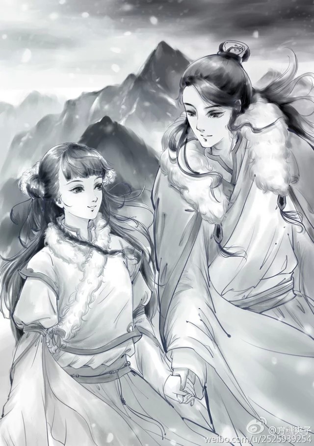 古风情侣.图转侵删