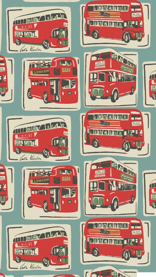 cathkidston高清无水印壁纸 巴士