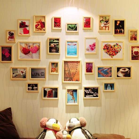 家居中的照片墙则帮你展现出这些承载着家庭重要记忆的照片,除了用